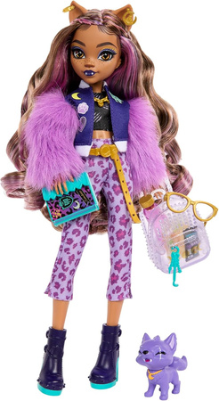 Monster High Clawdeen Wolf lalka 26 cm + akcesoria i pupil