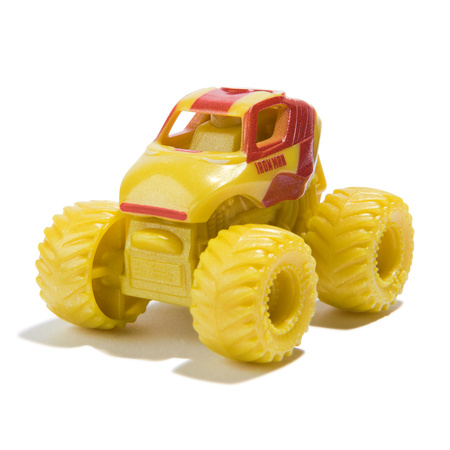 Monster Jam zestaw 3 auta Mini Jams Marvel Iron Man Venom Spiderman