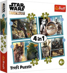 Trefl Puzzle 4w1 Star Wars Mandalorian 