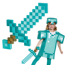 Minecraft miecz diamentowy 51 cm do stroju karnawałowego