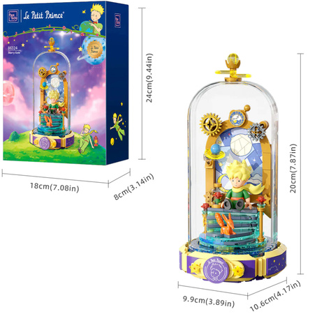 Klocki konstrukcyjne Pantasy Mały Książę Gwiezdna brama 196 elementów