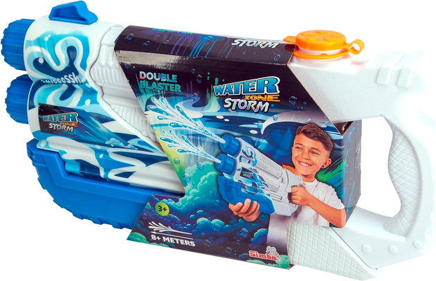 Waterzone Pistolet Wodny Podwójny Wyrzutnia Water Zone Storm Double Blaster