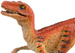 Dinozaur Velociraptor duża figurka ruchoma 19 cm