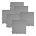 Mata piankowa podłogowa Humbi 180x120 Duże puzzle piankowe wodoodporne bezpieczne 6 szt. ciemnoszary