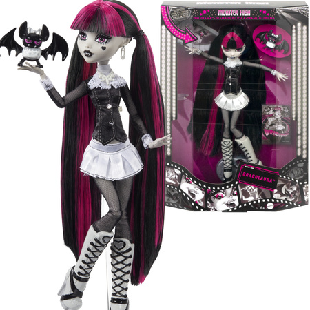 OUTLET Lalka Monster High Draculaura Reel Drama 26 cm + akcesoria USZKODZONE OPAKOWANIE
