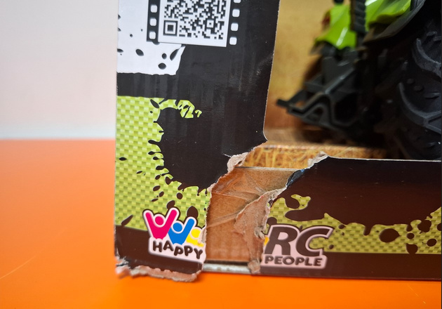 OUTLET Traktor Zdalnie sterowany RC Claas Axion 870 do bruder 1:16 Happy People USZKODZONE OPAKOWANIE