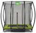 Trampolina ogrodowa z siatką zabezpieczającą Sillhouette 153x214 cm zielona