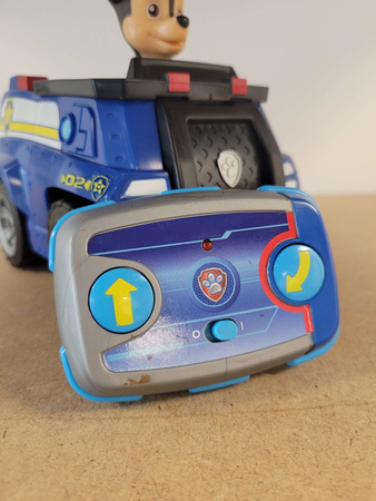 OUTLET Psi Patrol Chase Radiowóz Zdalnie sterowany Pojazd Samochód Auto Wóz policyjny + pilot RC PO ZWROCIE