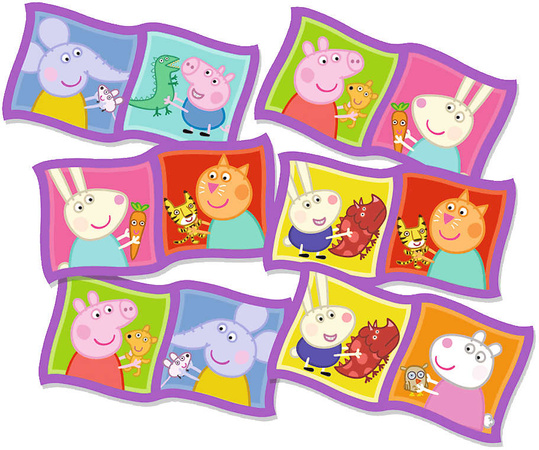 Trefl Świnka Peppa Domino