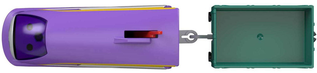 Tomek i Przyjaciele zmotoryzowana lokomotywa Kana + wagonik