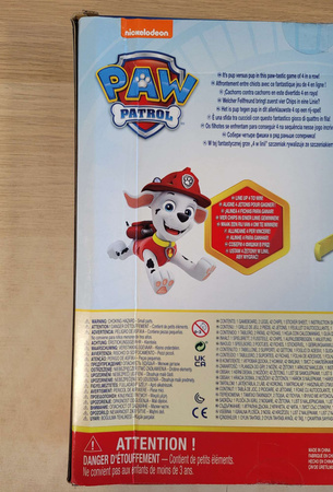 OUTLET Gra Cztery w rzędzie Psi Patrol Four in a Row logiczna dla dzieci USZKODZONE OPAKOWANIE