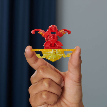 Bakugan zestaw Special Attack Flame Wirująca kolorowa figurka akcji + karty