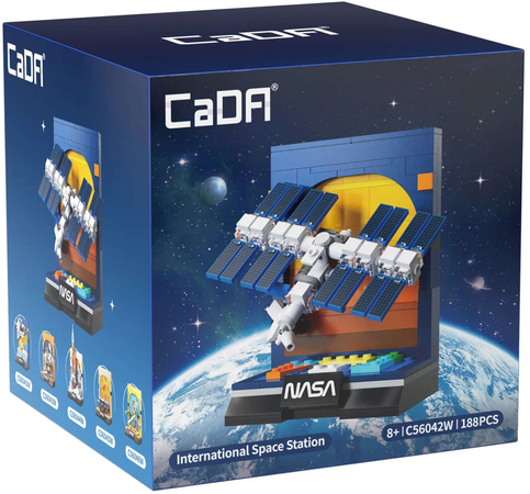 Duży zestaw kosmiczny klocki konstrukcyjne CaDA NASA wystawa 1182 elementów