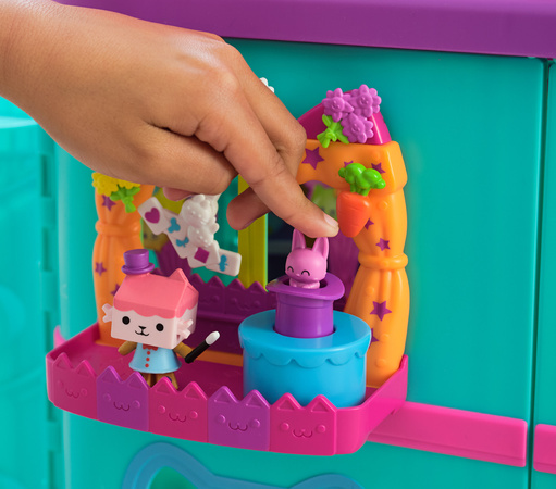 Koci domek Gabi zestaw Balkonik Pokaz Talentów figurka Tekturzątko + akcesoria