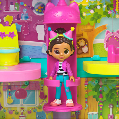 Gabby's Celebration Dollhouse Koci Domek Gabi zestaw Pandy Paws Balkon Kiciusia Pandusia + akcesoria