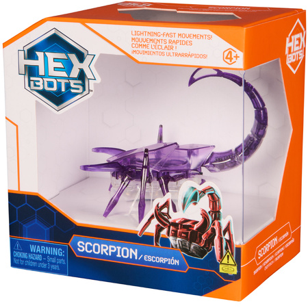 Hex Bots Ruchoma Figurka Scorpion Fioletowy Zabawka Sensoryczna Światło
