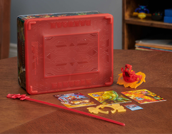 Bakugan Legends Baku-Tin pudełko puszka pojemnik Special Attack Mantid +karty