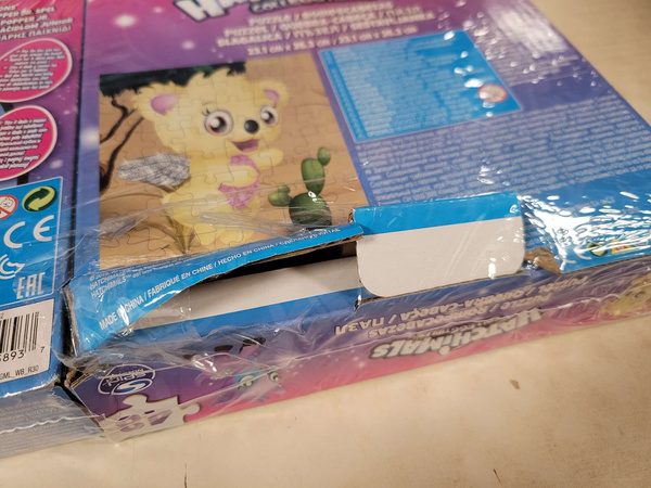 OUTLET Gra planszowa Chińczyk Hatchimals 3W1 Puzzle Spin Master USZKODZONE OPAKOWANIE