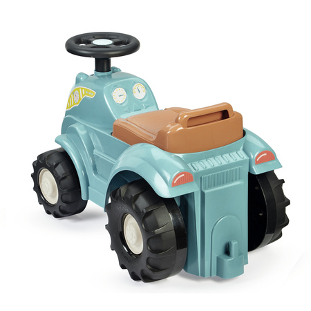 Abrick Niebieski Traktor ze Schowkiem Jeździk Pojazd Farmerski