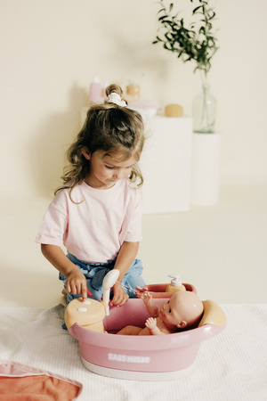 Baby Nurse Zestaw do kąpieli dla Lalek dla Małych Opiekunek wanienka ze spa i akcesoria