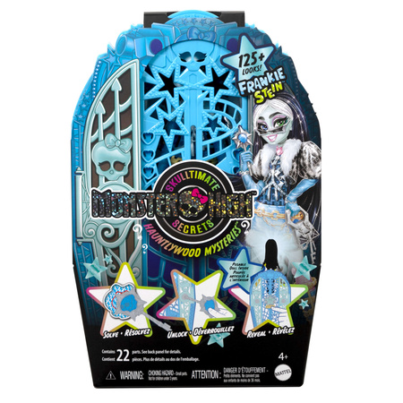 Monster High Zestaw Lalka Frankie Stein 28 cm + akcesoria niespodzianki Straszyceum