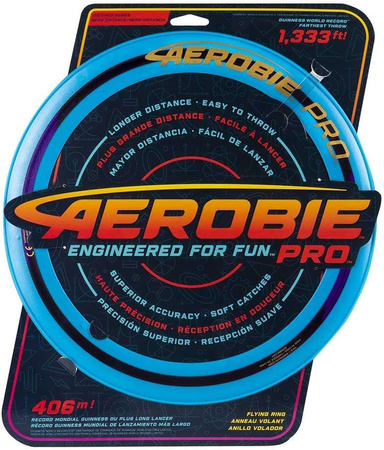 Obręcz do rzucania Aerobie Pro frisbee niebieskie Spin Master