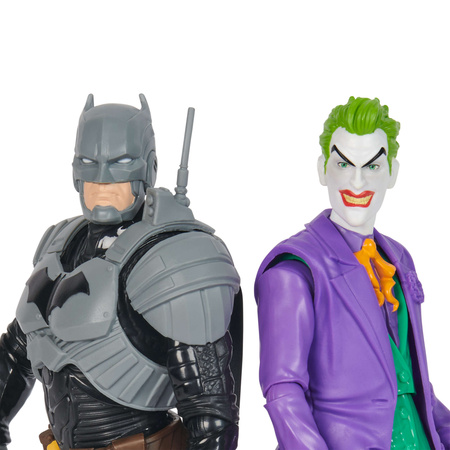 Duży Zestaw 2w1 DC Comics Batman vs Joker figurki 30 cm + akcesoria