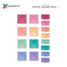 CONNETIX Pastel Square Pack Kreatywne klocki magnetyczne 40 elementów