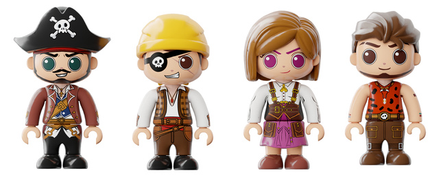 Klocki konstrukcyjne Pantasy Pirate Piracki Pub z Rumem The Pirates Pub 2814 elementów