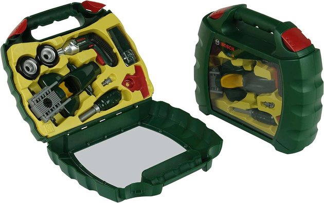 Auto Do Skręcania Z Wkrętarką Bosch W Walizce Dla Dzieci Klein