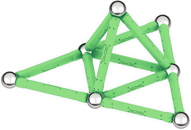 Geomag Klocki Glow magnetyczne 42 elementów