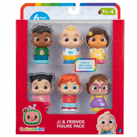 Cocomelon Jj I Przyjaciele 6-pak Zestaw Cody Jj Nina Cece Nico Bella