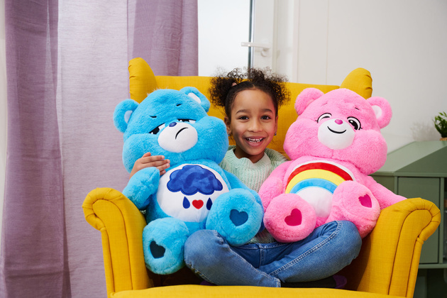 Troskliwe Misie Care Bears Maskotka Wesołe Serce Pluszak Cheer Bear różowy 60 cm