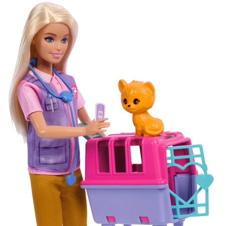 Zestaw You Can Be Lalka Barbie Kariera Ratowniczka Zwierząt
