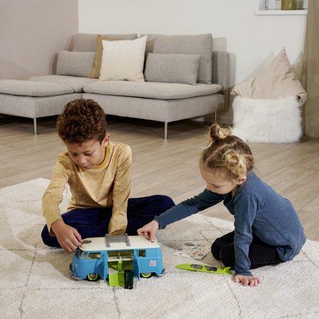 Zestaw Duży transporter aut walizka Volkswagen T1 + włoskie resoraki Dream Cars Italy