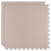 Mata piankowa podłogowa Humbi 120x60 Duże puzzle piankowe wodoodporne bezpieczne 2 szt. Jasnoróżowa