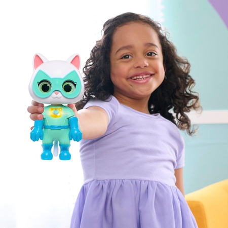 Disney Junior Superkoty Super Kitties Interaktywna Figurka Bitsy/Kizia 20 cm + akcesoria Światło Dźwięk