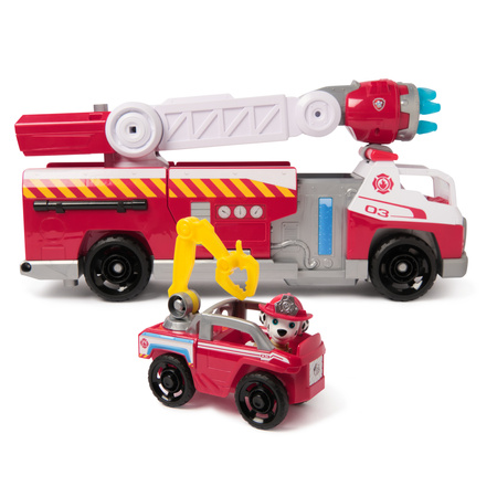 Psi Patrol Fire Rescue Wóz Strażacki 50 Cm efekty świetlne i dźwiękowe + figurka Marshall