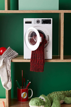 Pralka Bosch z efektami dźwiękowymi + Suszarka do ubrań Vileda