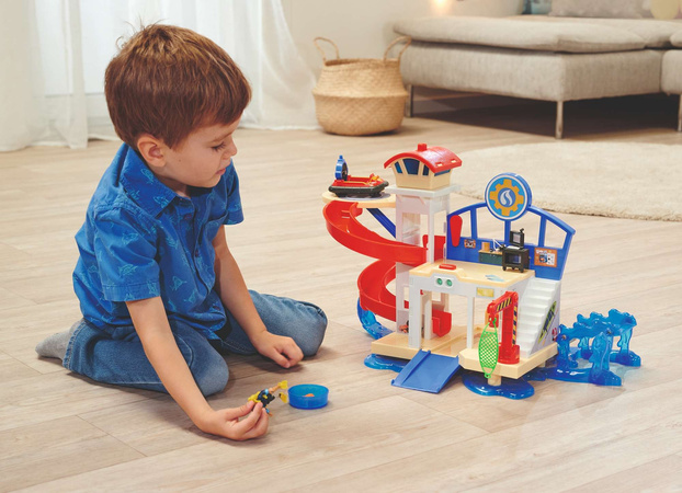 OUTLET Strażak Sam Stacja oceaniczna ratunkowa + figurka Jodie i ponton WYBRAKOWANY