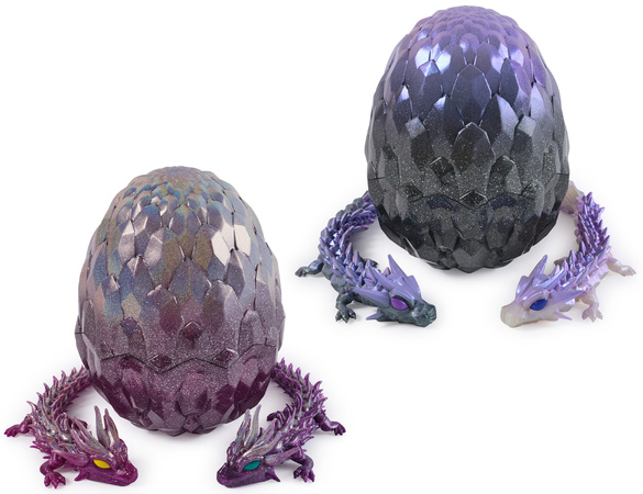 Smok Dragon Figurka Kryształowy Smok Jajko Smok Crystalynx Seria 2