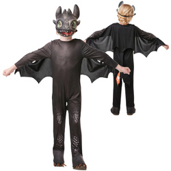 Strój karnawałowy Dragons Toothless Szczerbatek kostium przebranie 128 cm (7-8 lat)