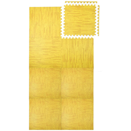 Humbi Puzzle piankowe Mata piankowa panele jasne 60 x 60 x 1 cm 8 szt.