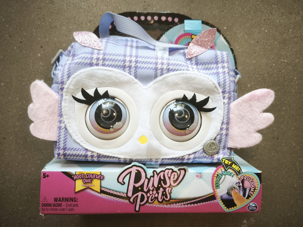 OUTLET Purse Pets Hoot Couture Owl Sowa Interaktywna torebka z oczami Dźwięk WADLIWY