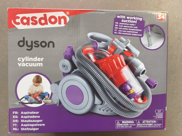 OUTLET Dyson Zabawkowy Odkurzacz do zabawy dla dzieci realistyczny WADLIWY
