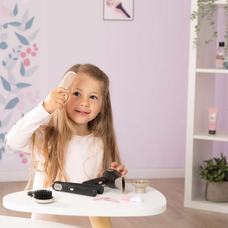 Zestaw fryzjerski myBeauty 10 akcesoriów interaktywna suszarka do włosów