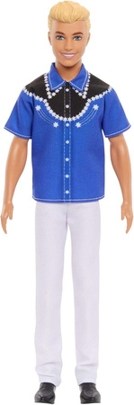 Barbie Lalka Stylowy Ken blond w stylu Western