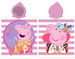 Świnka Peppa Miękkie Poncho kolorowy chłonny Ręcznik 55x110cm