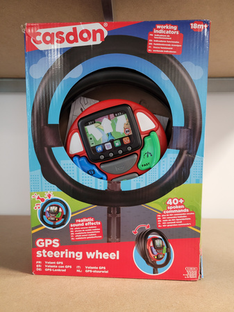 OUTLET Kierownica Interaktywna Dla Dzieci Dźwięk Światło Symulator jazdy Casdon PO ZWROCIE