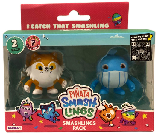 Zestaw Pinata SmashLings 2 losowe figurki stworki Smashlings Pack